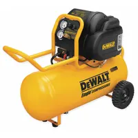 DEWALT Portable Air Compressor: Oil Free, 15 gal, Horizontal, 1.6 hp, 5 cfm @ 90 psi, 120V AC, 15 A (MPN D55167)