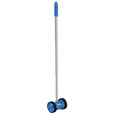 WESTWARD Measuring Wheel: 9,999 ft Range, Fixed Handle Handle, Spoked Dual Wheel - Mechanical Outdoor Measuring Wheels
