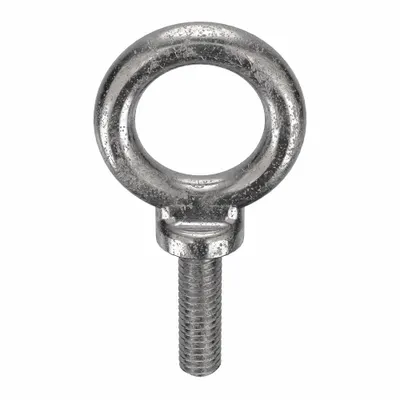 KEN FORGING Machinery Eye Bolt: With Shoulder, 316, Stainless Steel, Plain - Machinery Eye Bolts with Shoulder