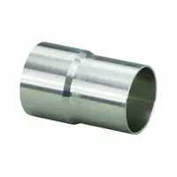 VIEGA PROPRESS Crimp Adapter Fitting: 3 in CTS x 3 in CTS Size, Straight, FTG x FTG, Stainless Steel (MPN 80082)