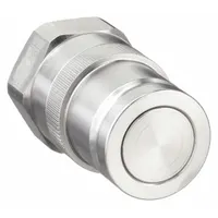 PARKER Hydraulic Quick Connect Hose Coupling: 1/2 in Coupling Size, 316 Stainless Steel, Nitrile (MPN S71-3N8-8EF)