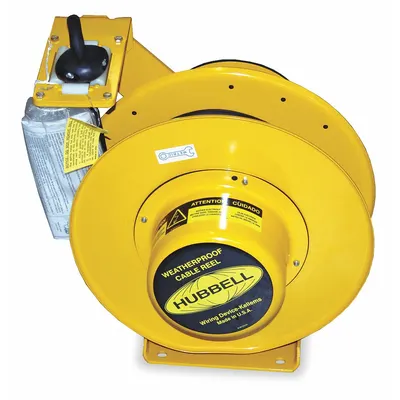 HUBBELL WIRING DEVICE-KELLEMS Hardwired Self-Retracting Cord Reel - Hardwired Self-Retracting Cord Reels