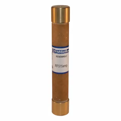 MERSEN Fuse: Class H, RFS Series, Fast-Acting, 15 A, 600 V AC - Fast-Acting Cylindrical Fuses