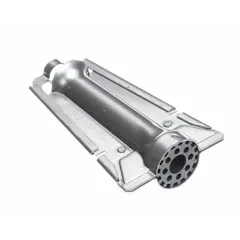 In-shot burner tube for replacement in HVACR systems. Delivers a controlled gas-air mixture for combustion in furnaces, boilers, and rooftop units. Direct OEM replacement component.
