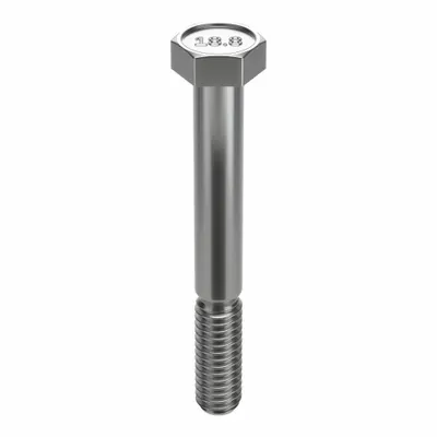 FOREVERBOLT Hex Head Cap Screw: Stainless Steel, A2, NL-19, 3/8"-16, Coarse, 2 1/4 in lg - 18-8 Stainless Steel Hex Head Cap Screws