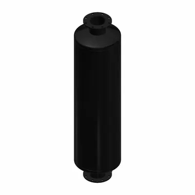 SOLBERG Discharge Silencer: Straight Through, 6 in ANSI Flange Inlet - Positive Displacement Blower Silencers