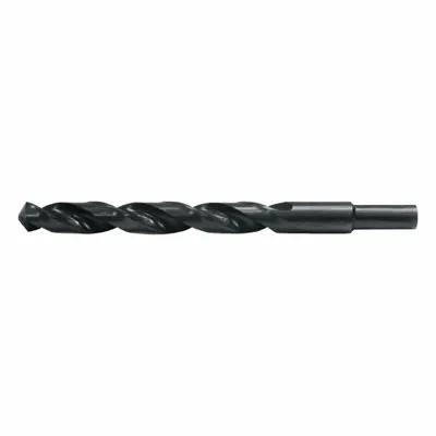 CLE-LINE Reduced Shank Drill Bit: 7/16", 135° Split Point - Reduced-Shank High-Speed Steel Jobber-Length Drill Bits