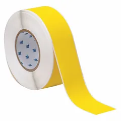 Polyimide continuous label roll for wire identification. Black on yellow, for 28 AWG to 20 AWG wire gauge. Compatible with i7100 printer series; requires IP-R4307 ribbon. Used for permanent marking of wires in control panels and electrical equipment.