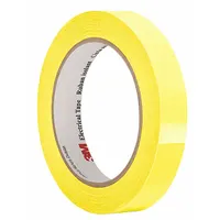 Polyester film tape with acrylic adhesive, 2 mil thick, yellow. Provides electrical insulation and mechanical protection for wires and cables in industrial environments where resistance to abrasion, punctures, and solvents is required