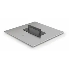 This large cover is designed for use with compatible IKA laboratory baths. It helps contain heat, reduce evaporation, and protect samples during temperature-controlled processes.