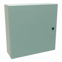 HAMMOND Electrical Enclosure: Steel, 20 in x 20 in x 6 in, NEMA 12/3R/4, Solid Cover, Hinged (MPN EN4SD20206GY)