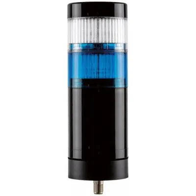 MURRELEKTRONIK Two-Tier Tower Light Assembly, Blue/Clear, 21.6-26.4V, 179 mm - Two-Tier Tower Light Assemblies