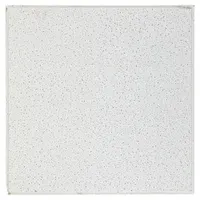 Mineral fiber ceiling tile from the Fine Fissured series. White, 24 x 24 inches, angled tegular edge. NRC 0.7, CAC 40. Mildew resistant, high recycled content. Suitable for healthcare environments requiring sound control