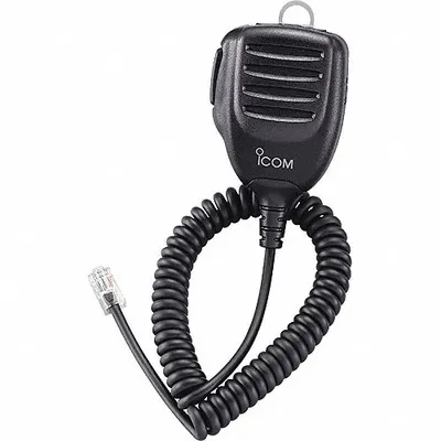 ICOM Hand Microphone: Fits Icom, For 2730A/ID5100A/V3500 Series, 19 in Cord - ICOM-Compatible Microphones & Speakers