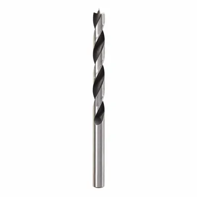 IRWIN Brad Drill Bits: 5/16 in Drill Bit Size, 4 9/16 in Overall Lg - High-Speed Steel Brad-Point Drill Bits