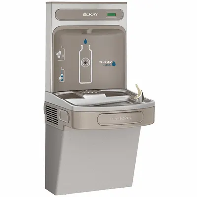 ELKAY EZSDWSLK Non-Refrigerated On-Wall Single Drinking Fountain - On-Wall Single Drinking Fountains with Bottle Fillers