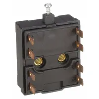 Contact block designed for use with limit switches to open or close electrical circuits based on mechanical position. Suitable for industrial automation, conveyor systems, and machine safety guards where reliable switching is required