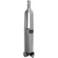 AMS Soil Auger Head: Carbon Steel Bail/Stainless Steel Cylinder, 2 3/4 in Overall Dia, Quick Connect (MPN 300.07)