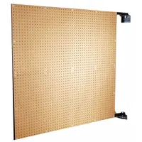 XTRAWALL Pegboard Swing Panel: Round, 1/4 in Peg Hole Size, 48 in x 48 in x 1 1/2 in, Steel/HDF (MPN D1)