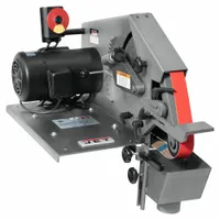 JET Grinder: For Metal/Plastic/Wood, 115 V/230 V, Single-Phase, 1 hp, 2 in Belt Wd, 72 in Belt Lg (MPN SWG-272)