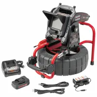 RIDGID Underground Inspection Camera System: SeeSnake®, 131 ft Lg., 6 in Max. Pipe Dia., Color LCD (MPN 63828)