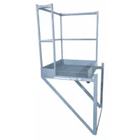 COTTERMAN Ladder Platform: For Fixed Ladders, Steel (MPN SPL7C1)