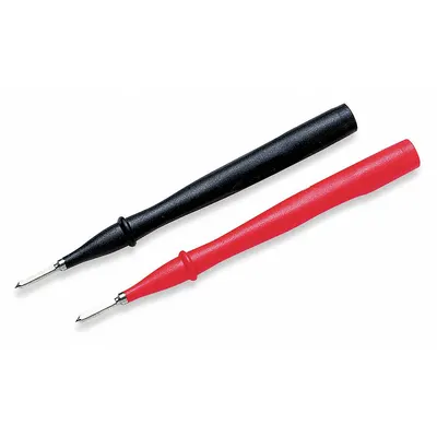 FLUKE Test Probe: CAT II 1000V, Std Probe, 10 in Lg, Black/Red, 1,000 V Max Volt - Test Probes