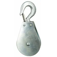 APPROVED VENDOR Pulley Block: Swivel, Upright Mount, Pulling, 1,550 lb Working Load Limit, Wire Rope