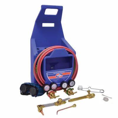 UNIWELD Tote Outfit W/O Cylinders: Acetylene - Portable Brazing, Cutting & Welding Outfits