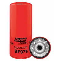 BALDWIN FILTERS Fuel Filter: Spin-On, 4 1/4 in Outside Dia, 1 1/16"-16 Thread Size, Cellulose, Mack (MPN BF976)