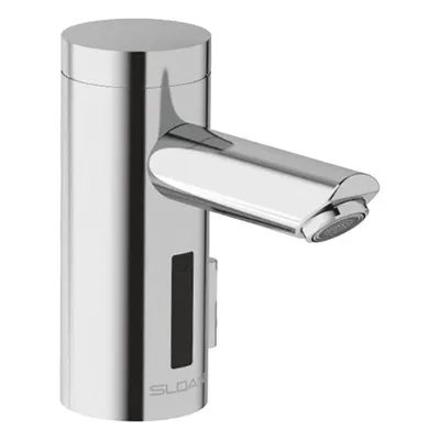 SLOAN Bathroom Sensor Faucet: EAF-250, Cast Brass, Polished Chrome Finish, Single-Post - Single-Post Sensor Bathroom Faucets