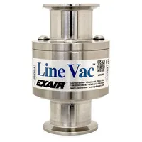 EXAIR Sanitary Flange Line Vac: For 1 1/2 in Hose I.D., 1 1/4 in Vacuum ID, 2 3/4 in Vacuum OD (MPN 161150-316)