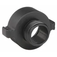This aluminum rigid adapter connects fire hoses to standpipes or hydrants, bridging NPSH and GHT threads. It is used in fire protection systems, industrial water supply, and municipal firefighting setups where pipe size compatibility is needed. Straight configuration with 1 in x 3/4 in fitting size