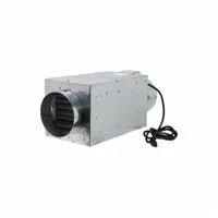 In-Line Duct Fan: 140 cfm Max., 6 in Duct, 34 W, 120V AC, 1 Ph, 60 Hz Freq, Galvanized Steel (MPN FAPV-L)