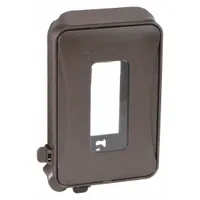 TAYMAC While In Use Weatherproof Cover: 1 Gangs, For Decora/GCFI Electrical Component Type, Bronze (MPN ML450Z)