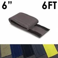 Cable protector: 6 in Overall Wd, 6 ft Lg, Nylon, Gray (MPN CC-SC-6-6-GY)