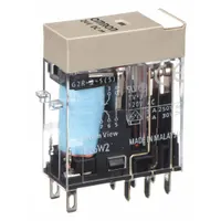 OMRON General Purpose Relay: Socket Mounted, 5 A Current Rating, 24V DC, DPDT, 8 Pins/Terminals (MPN G2R-2-S-DC24(S))