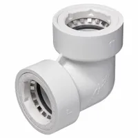 HYDRORAIN Manifold Tee: 1" Push x 1" Push, PVC, 150 psi Max Working Pressure, 2.125 in Wd, 3 in Ht (MPN 08673)