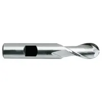 YG-1 Ball End Mill: Cobalt, TiCN Coated, 2 Flute, 9/16" Mill Dia, 1-1/8" LOC, 3-1/8" OAL (MPN 41328CC)