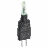 SCHNEIDER ELECTRIC Lamp Module: 14 mm Size, Red, LED, 120 V AC Rating, No Transformer (MPN ZB6EG4B)