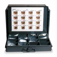 This 22-piece kit includes brass push-to-connect fittings in connector, branch tee, and union configurations. Designed for quick, tool-free assembly of pneumatic tubing in industrial air lines and fluid transfer systems