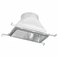 Vent Boot Hanger: Straight Boot Boot, 8 in Dia. 8 in H x 7 in W Collar Size, 8 in Collar Dia, Steel (MPN SBS-6148 SB)
