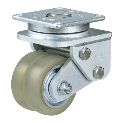 FOOT MASTER GASD-100ASF-HUD Shock-Absorbing AGV & AMR Plate Caster - Shock-Absorbing AGV & AMR Plate Casters