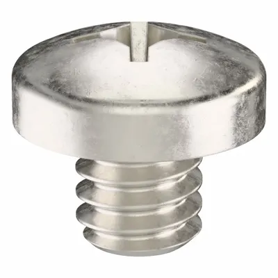 USA INDUSTRIALS Machine Screw: 1/4"-20 Thread Size, 1/4 in Lg, 316, Stainless Steel, Plain - Pan Head Machine Screws