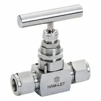 HAM-LET Plumbing Needle Valves: Inline Valve Body, 316 Stainless Steel, Screw-In Bonnet, Let-Lok (MPN H-99S-00-SS-L-NR-3/8)
