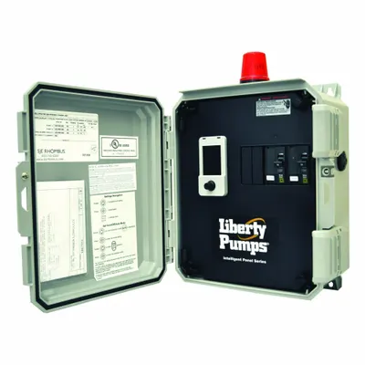 LIBERTY PUMPS Duplex Control Panel: Duplex, 3, 208/240/480V AC, 1.6 to 2.5 A, Tether Float - Multi-Purpose Pump Control Panels