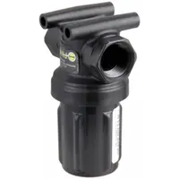 BANJO Inline Strainer: Polypropylene, 1/2 in, NPT, Mesh, 0.0117 in Screen Size, 4 1/4 in Ht, 3 in Lg (MPN LSTM050-50)