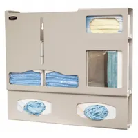 BOWMAN DISPENSERS Protection System: 23 1/2 in Overall Wd, 4 3/4 in Overall Dp, 5 Compartments (MPN LD-037)