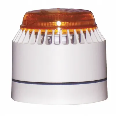 FEDERAL SIGNAL LP7-18-30A Xenon Horn Strobe, 18-28V DC, Wall Mount - Horn Alarms with Strobe Light