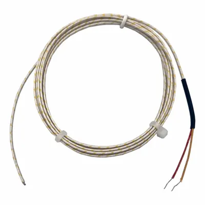Dayton Thermocouple Wire Probe: -325°F to 1,600°F /-200°C to 871°C, ±0.4%/±1.1°C Accuracy - Thermocouples for Gas Applications